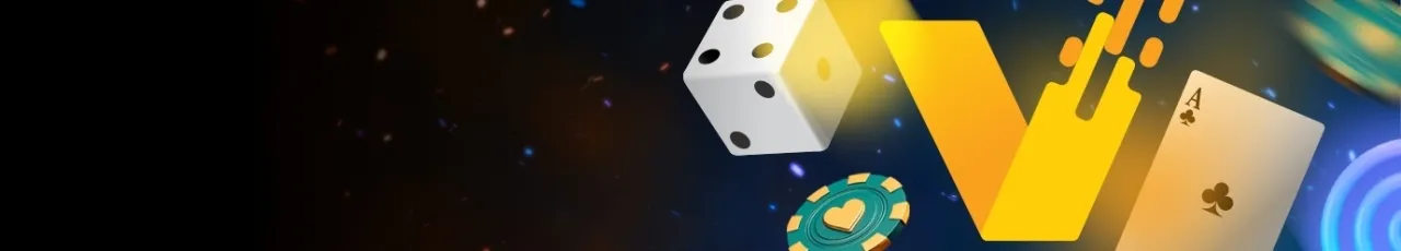 Dice and cards promo banner
