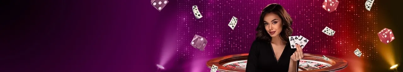 Live casino promo banner